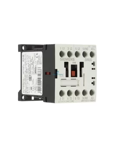Siemens 3RT10171BB4 contactor s00 5.5kw 1l 24vdc